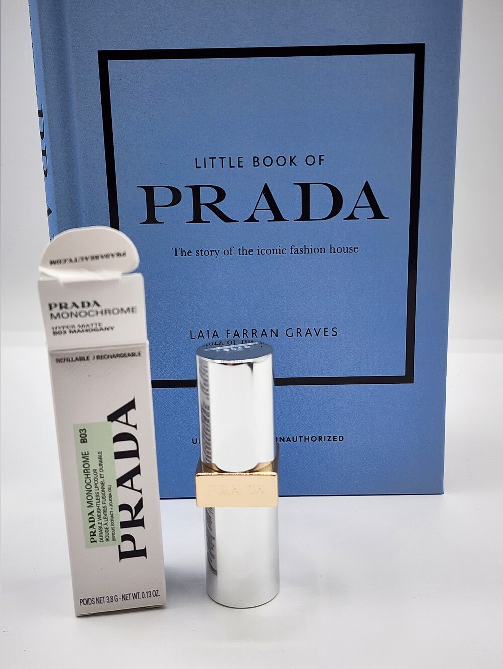 Prada Monochrome Lipstick B03 - Mahogany